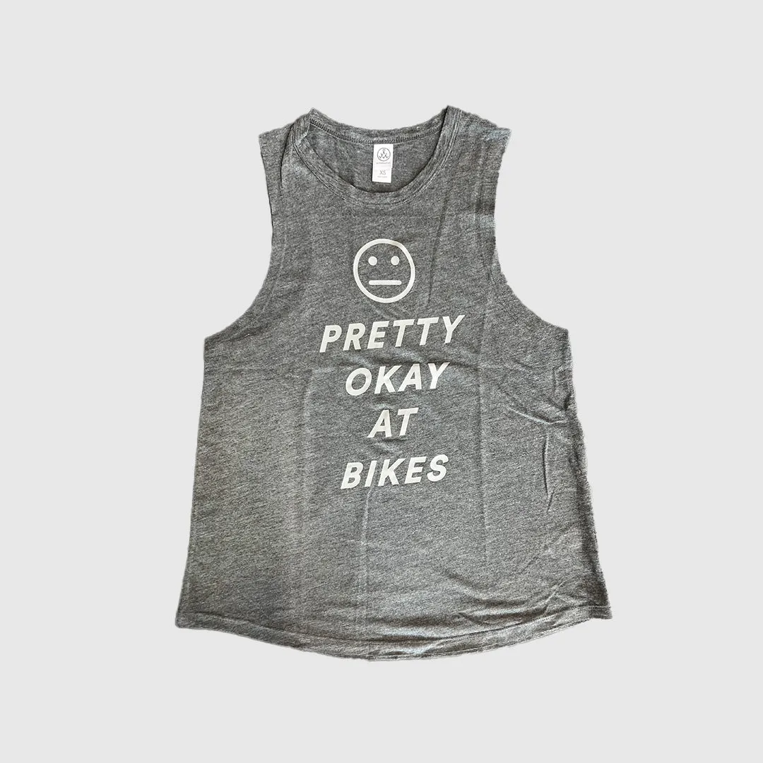 Pretty Okay at Bikes® Women's Tank Upcycle