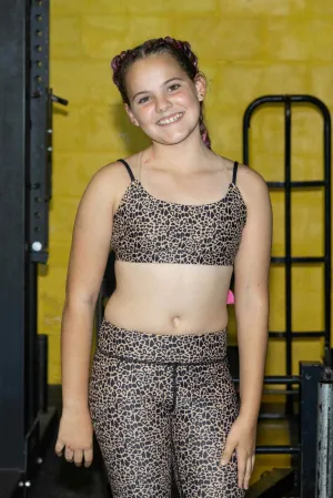 Sand Leopard Crop Top